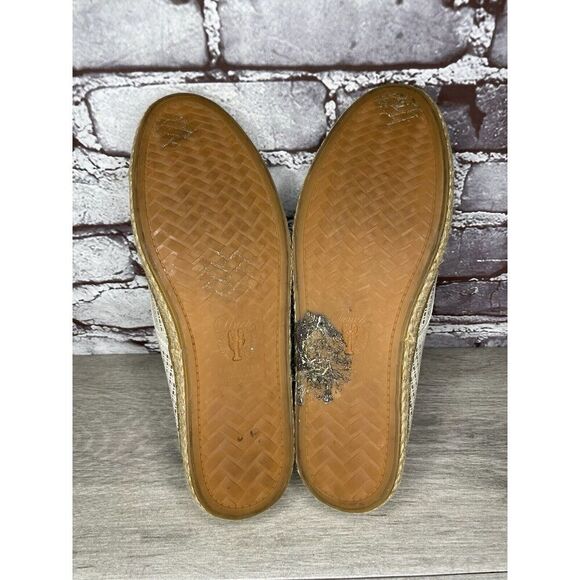 Cole Haan Ivory Leather Perforated Espadrilles Comfort Shoes Women Sz 8.5B US/39 - Picture 8 of 16